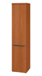 SIN 5 - 42D kancelářská skříň, 2-dveřová, levá, 1820x400x400, olše jantar